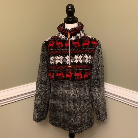 NWT Simply Southern Zip Front Pullover - Picture 1 of 8